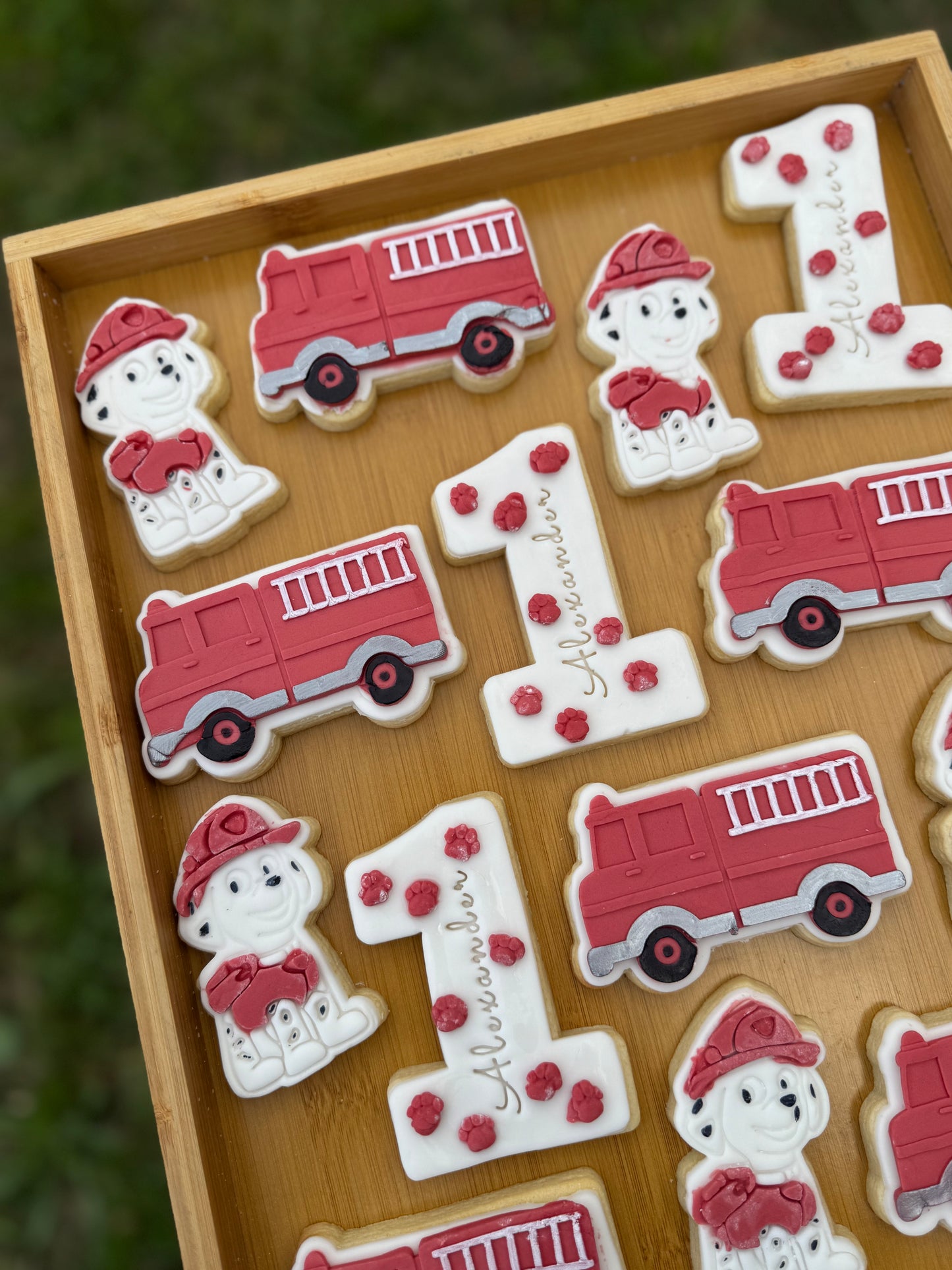 Fire Truck Cookie