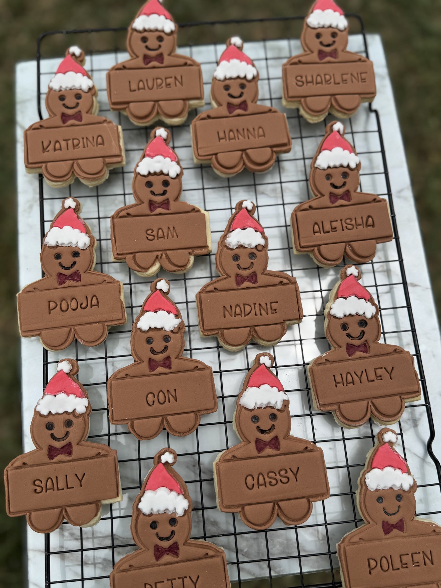 6x Christmas Cookie Box