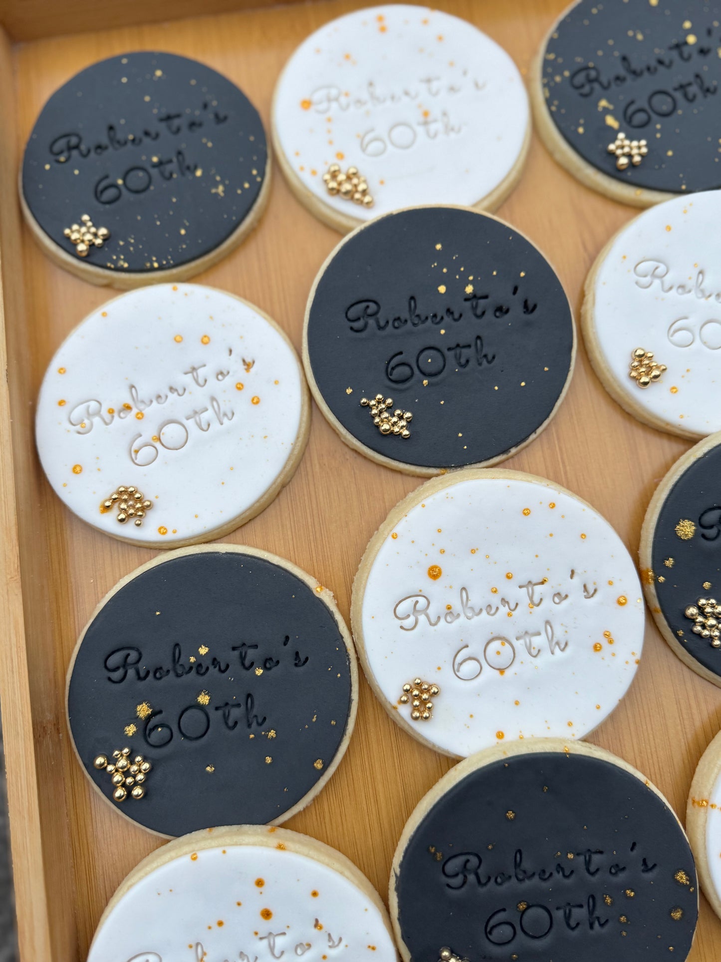 Gold Speckle Cookie
