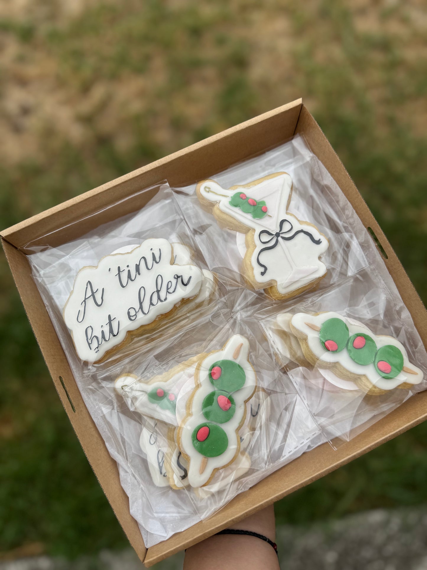 Martini Themed Cookies
