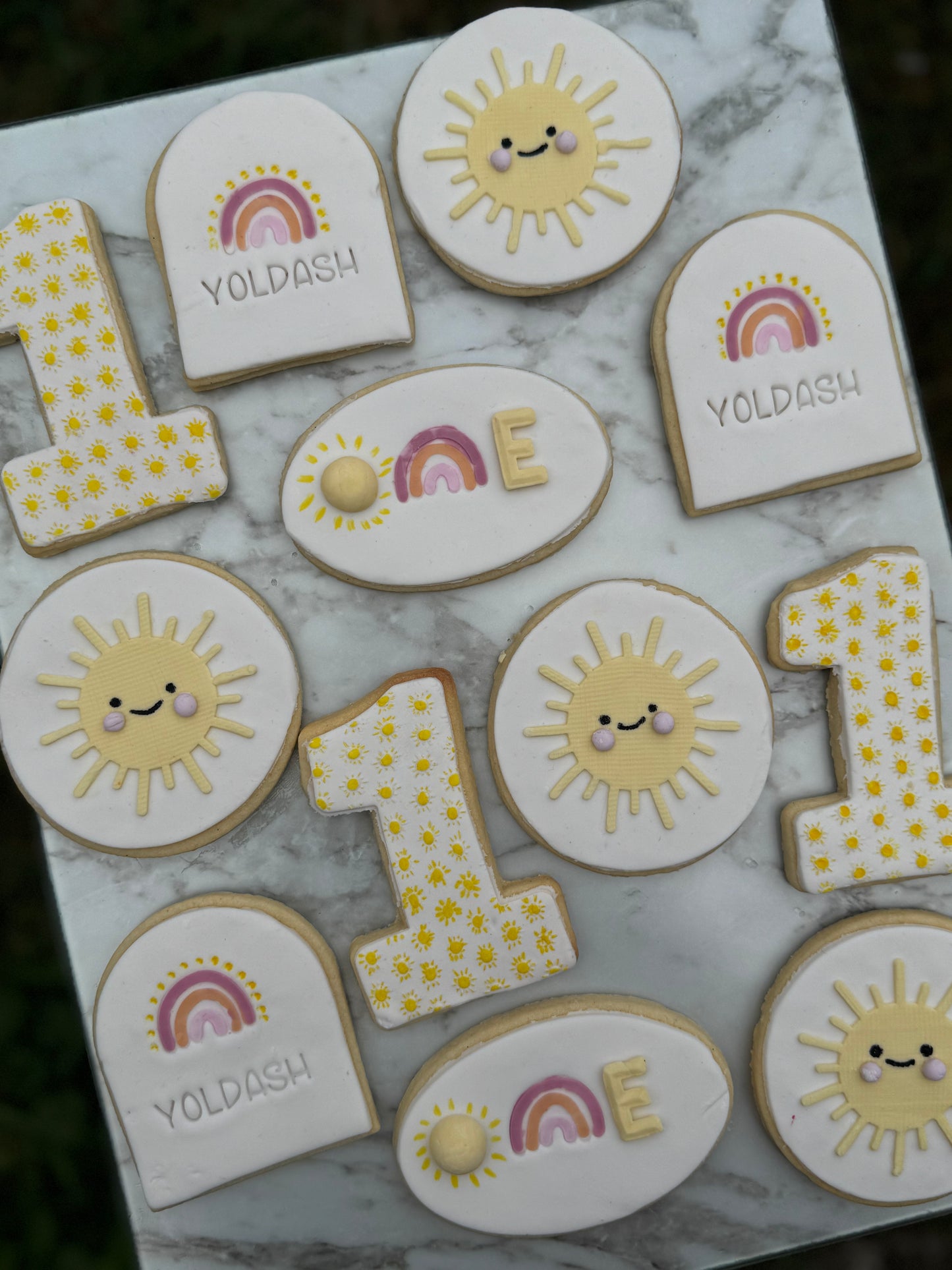 Sunshine & Rainbow Cookie