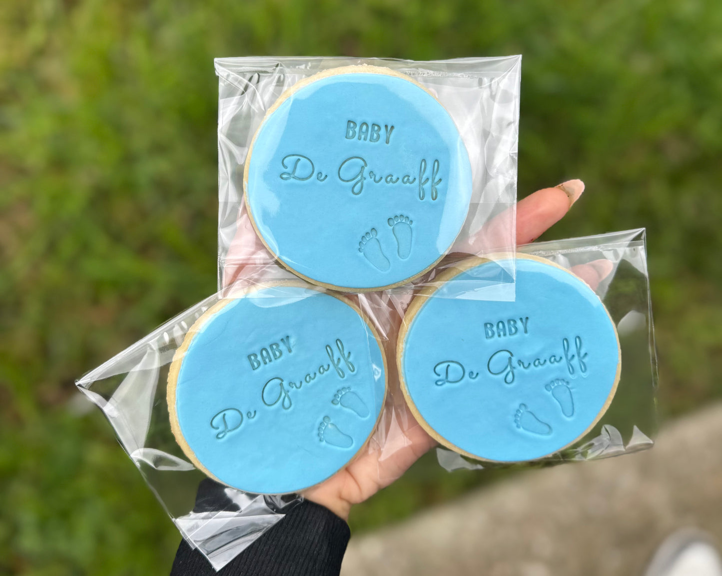 Imprinted Baby Feet Cookie