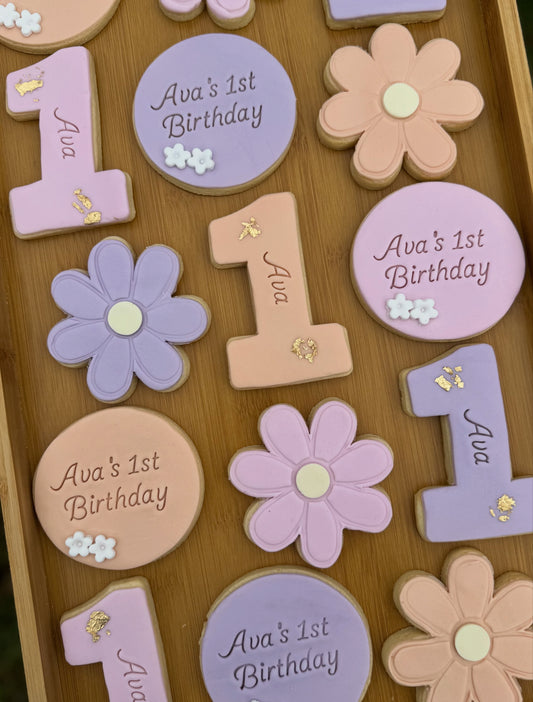 Flower Theme Cookies