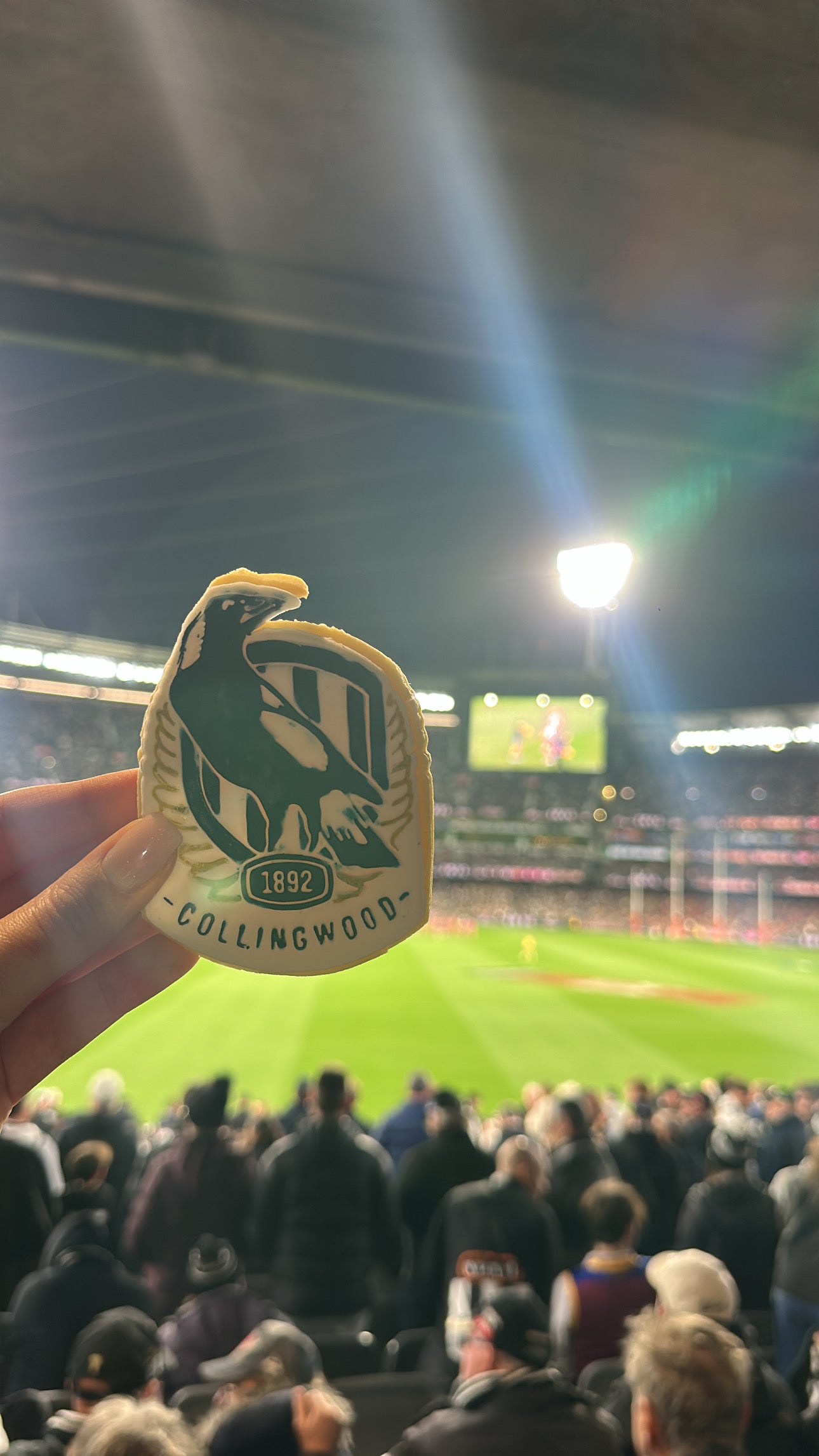Collingwood Football Cookie