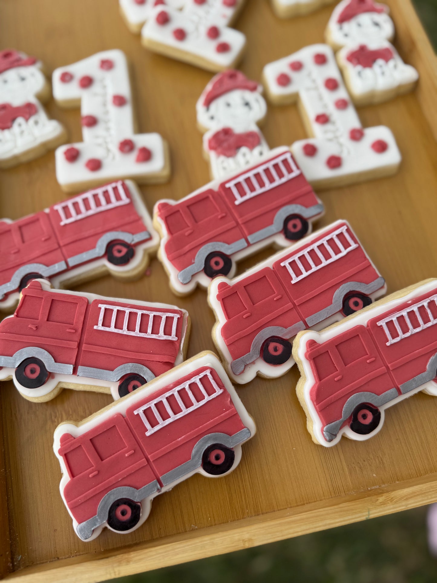 Fire Truck Cookie