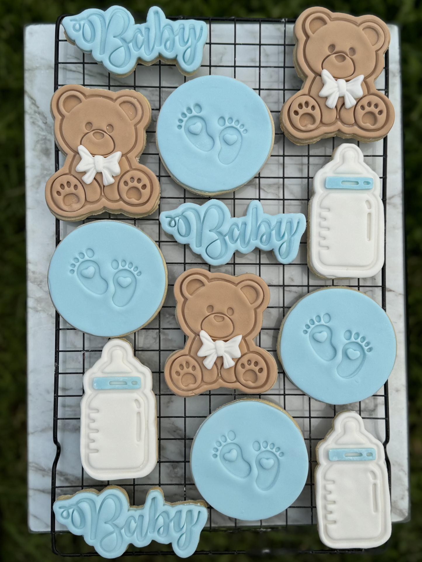 Baby Shower Mix Cookies