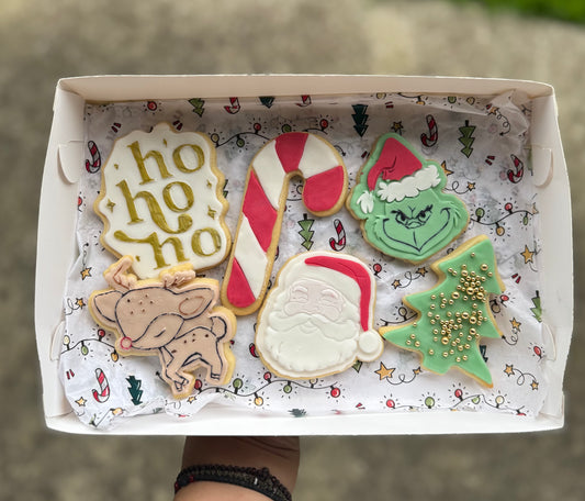 6x Christmas Cookie Box