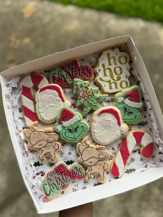 12x Christmas Cookie Box