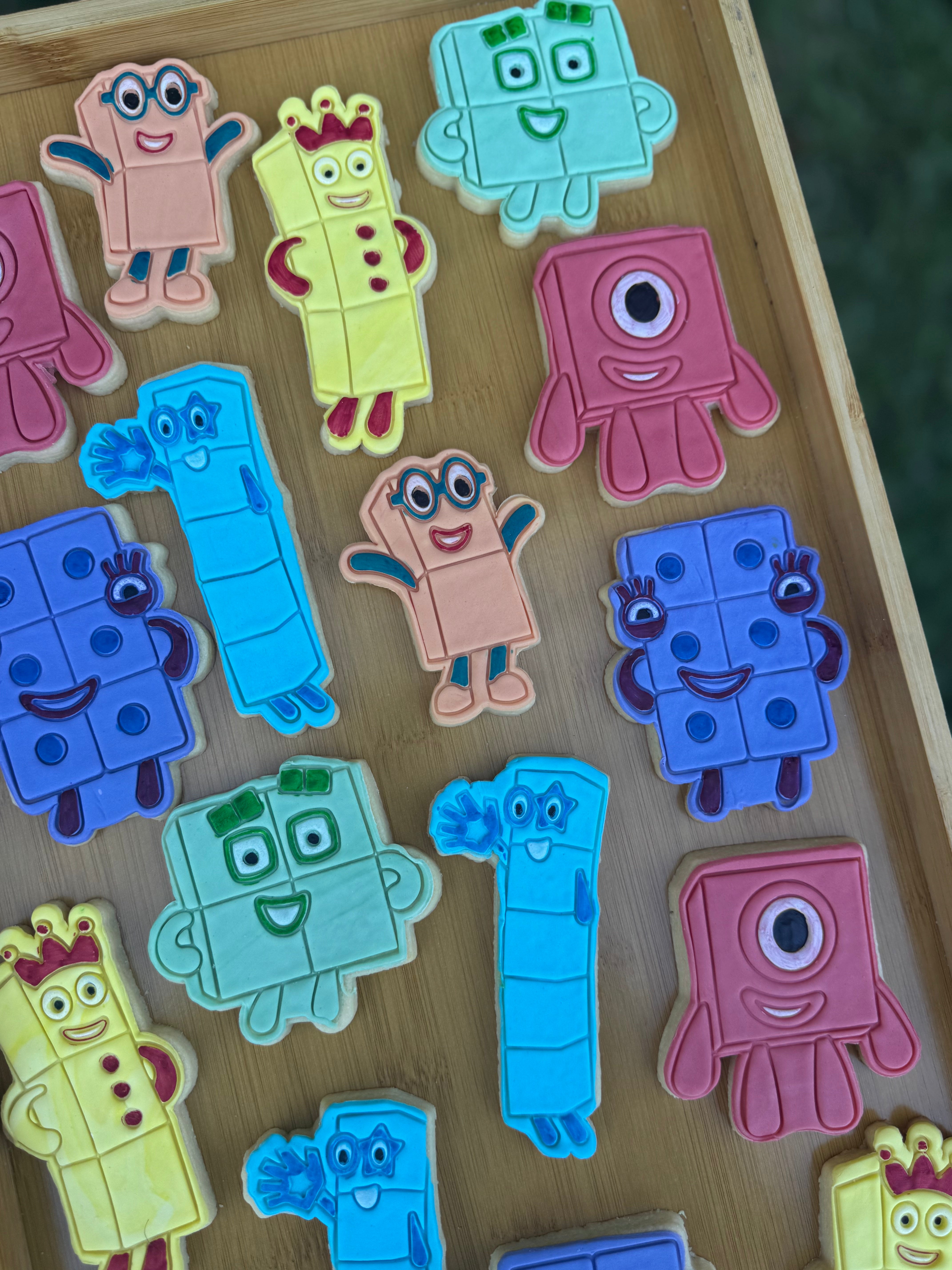 Number Blocks Cookies | Kids Birthday Cookies AU – Kookie Krum