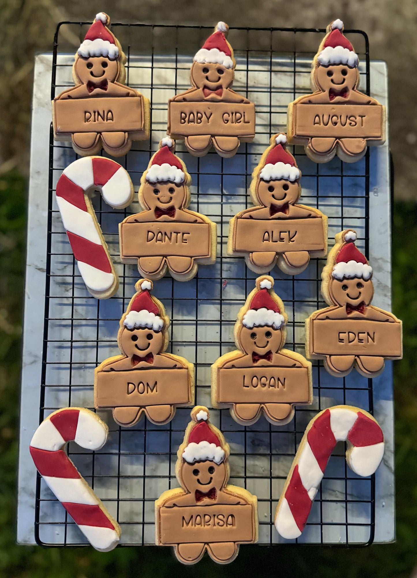 Gingerbread Name Cookie