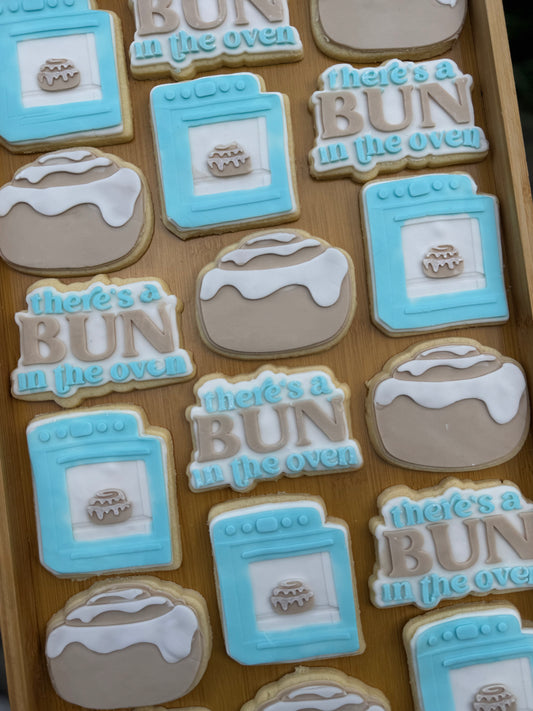 There's a Bun in the Oven Cookie