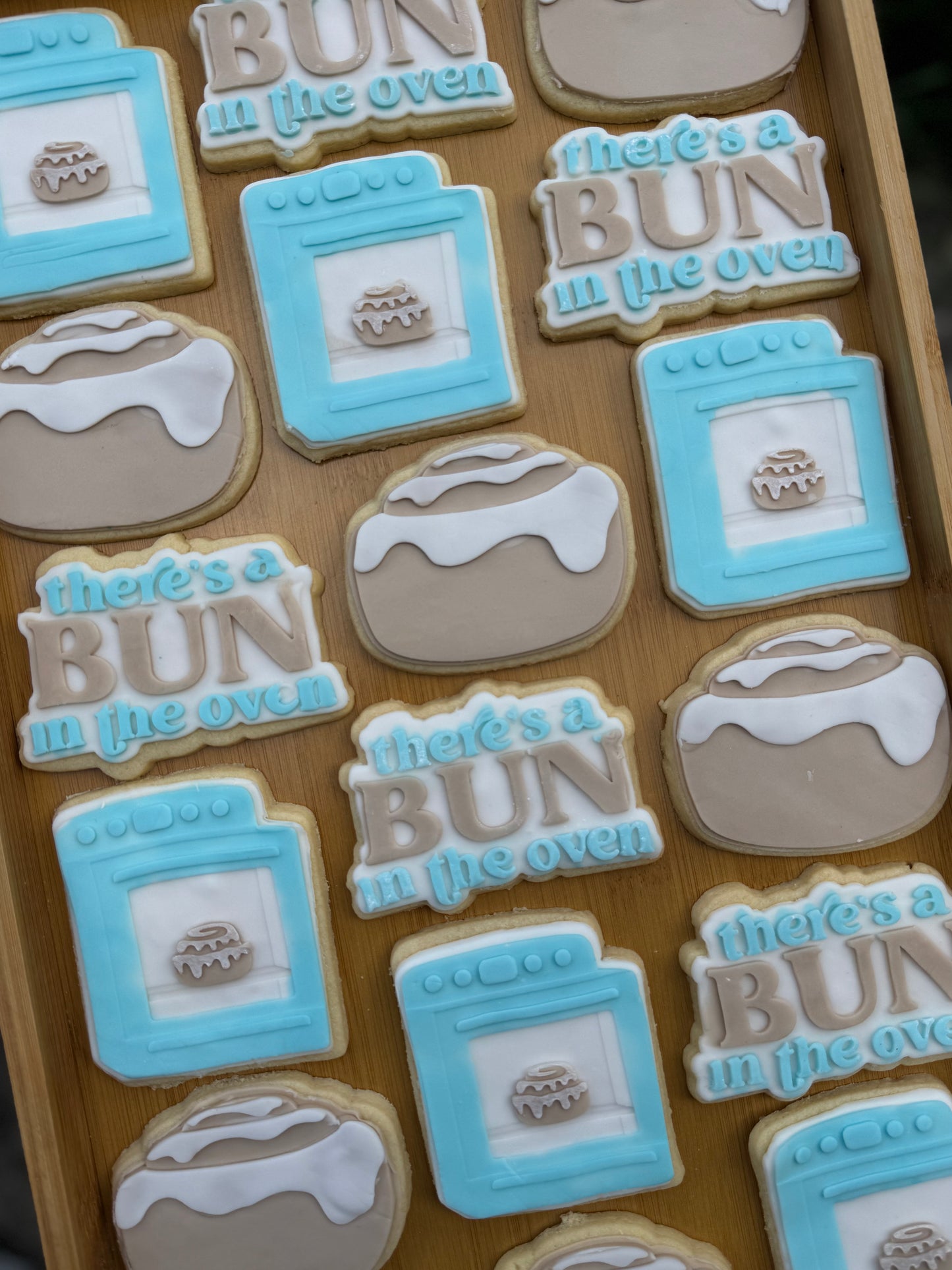 There's a Bun in the Oven Cookie