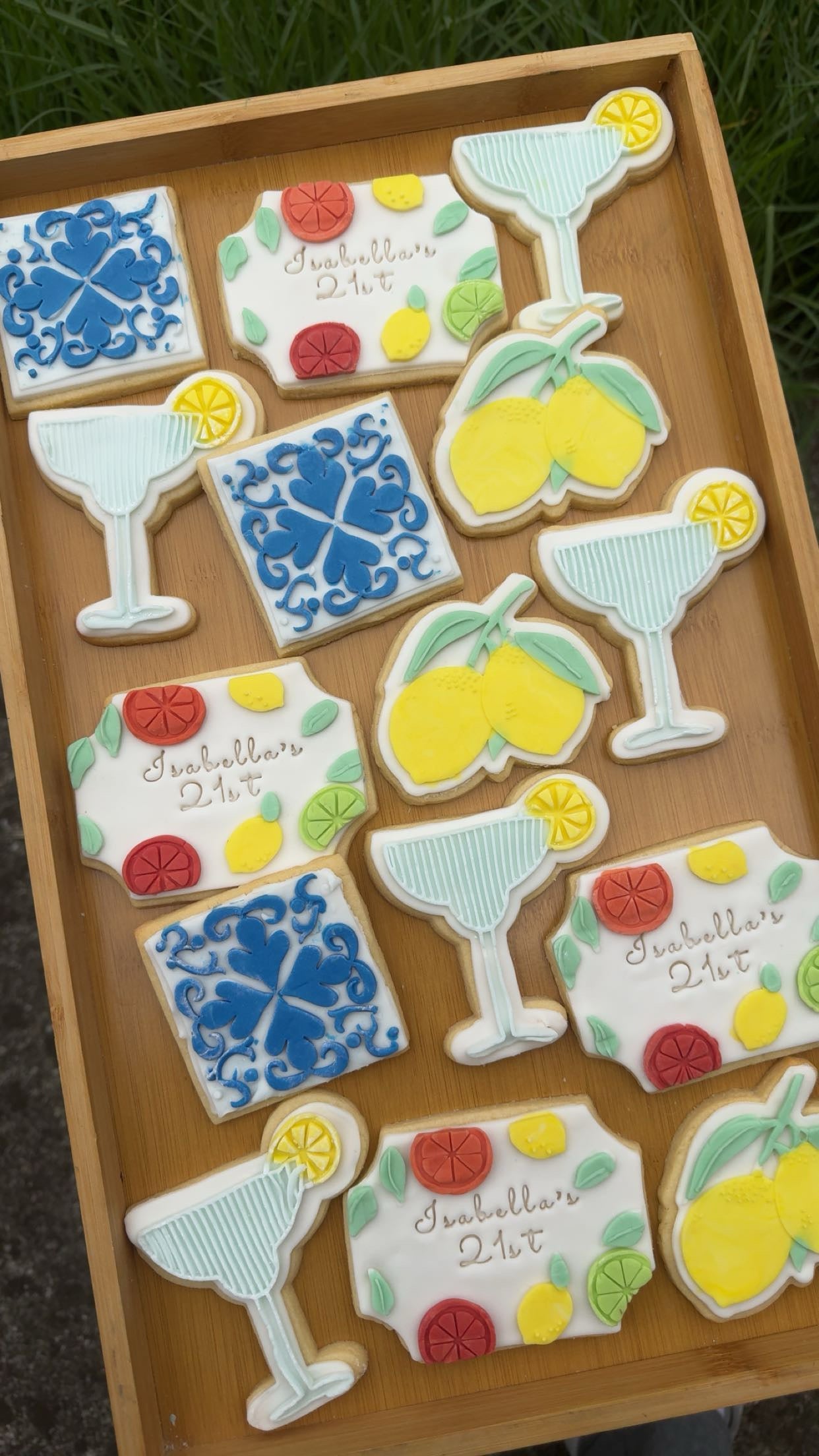 Amalfi Coast Theme Cookie