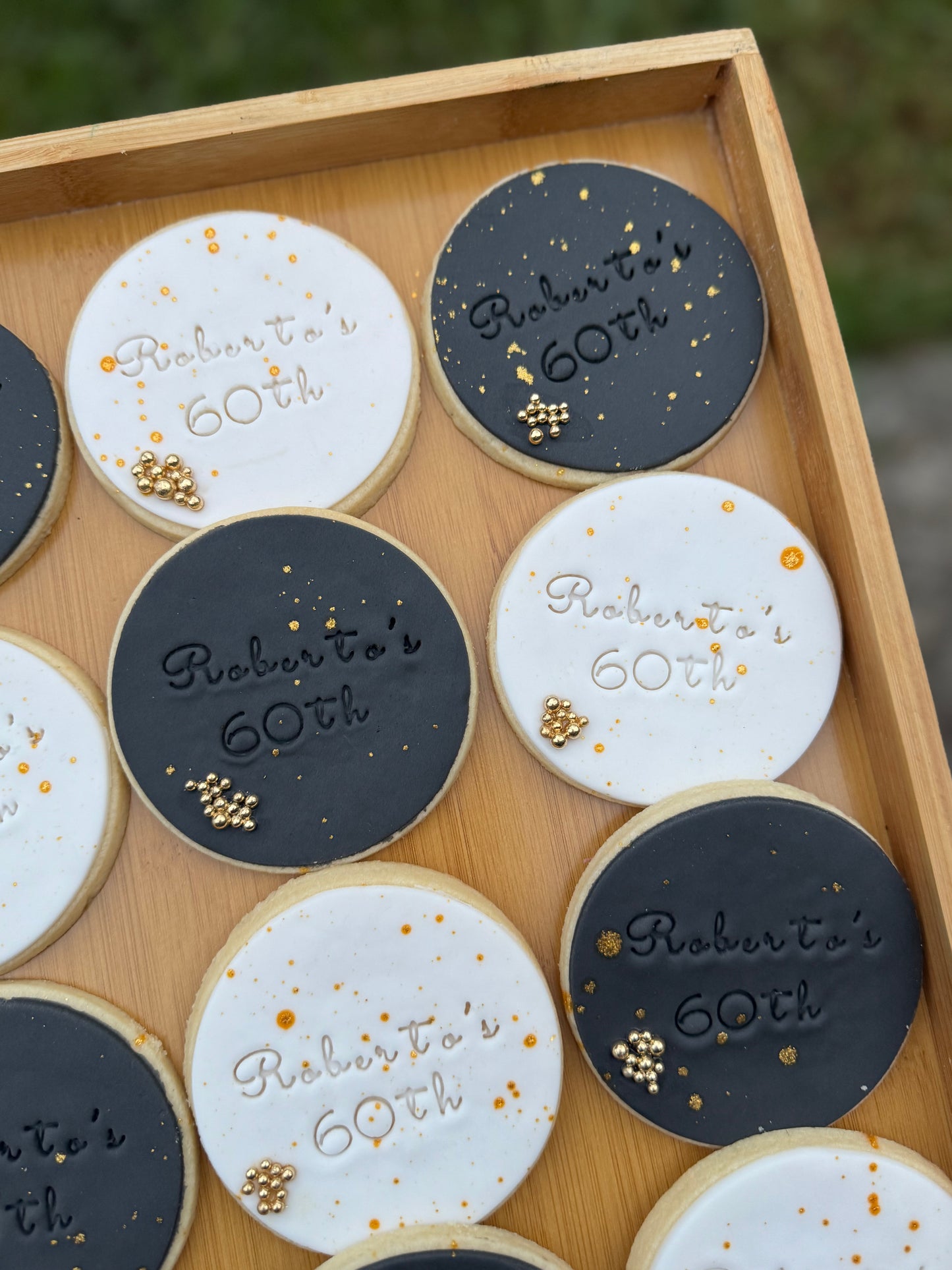 Gold Speckle Cookie