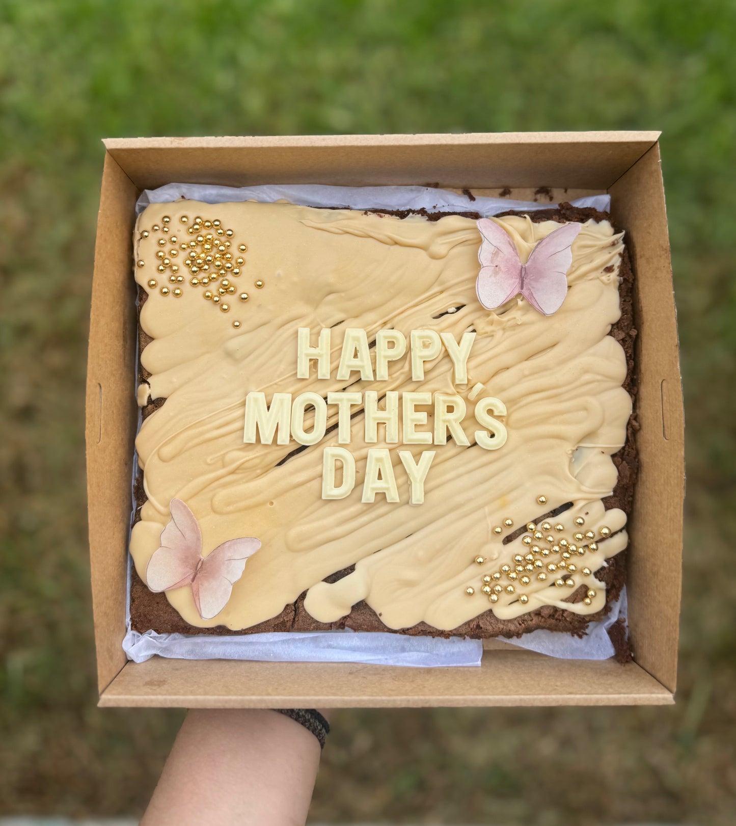 Custom Message Brownie