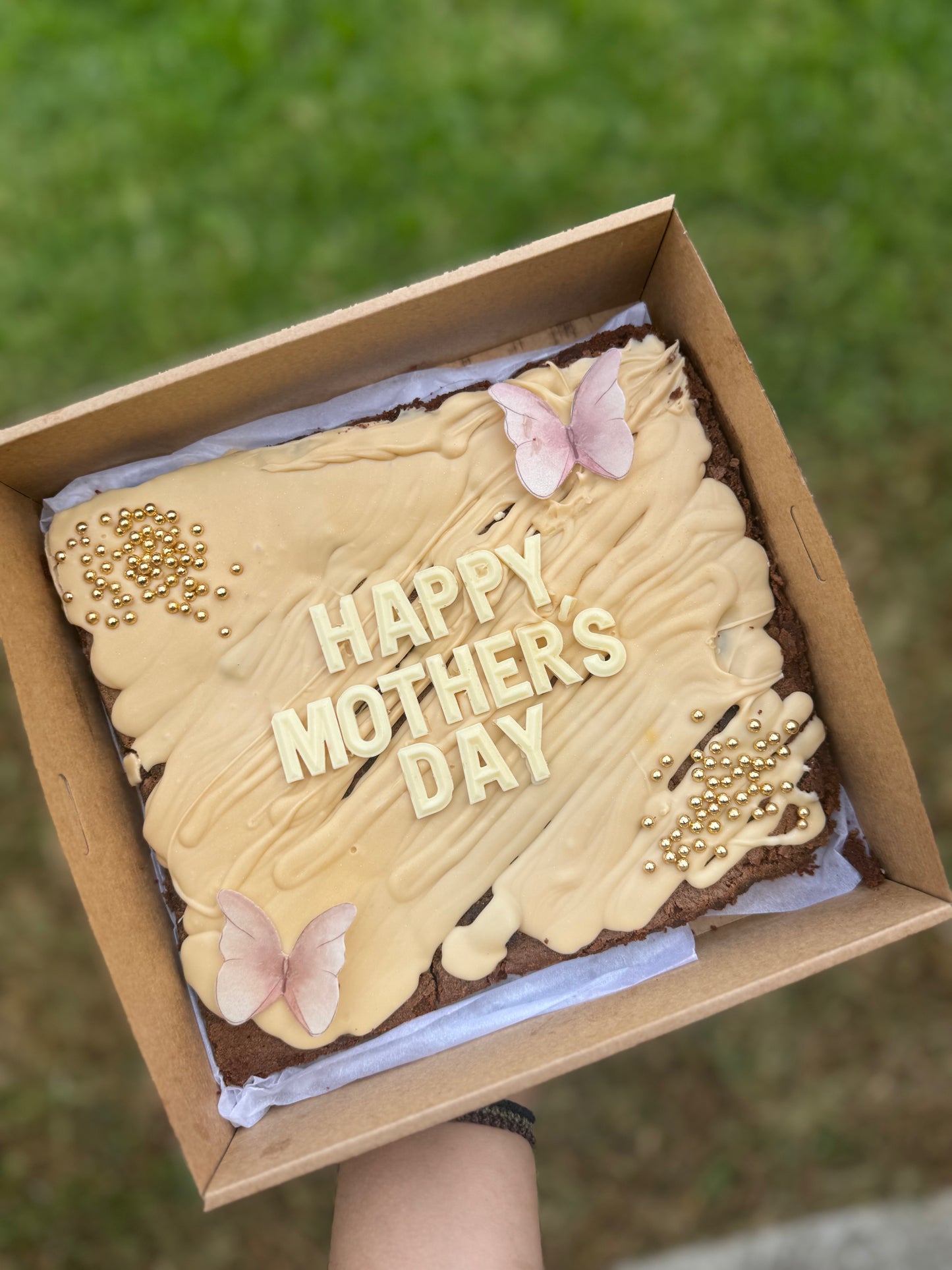 Custom Message Brownie
