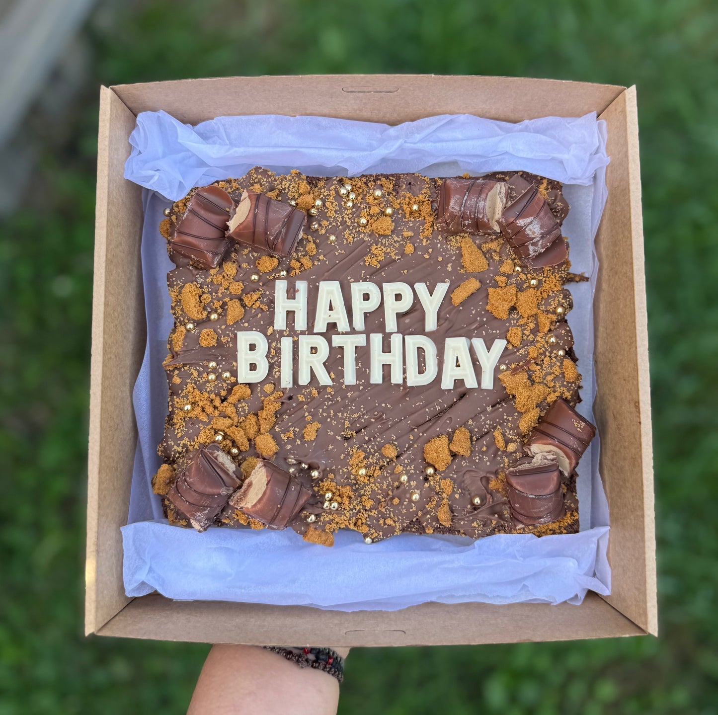 Custom Message Brownie