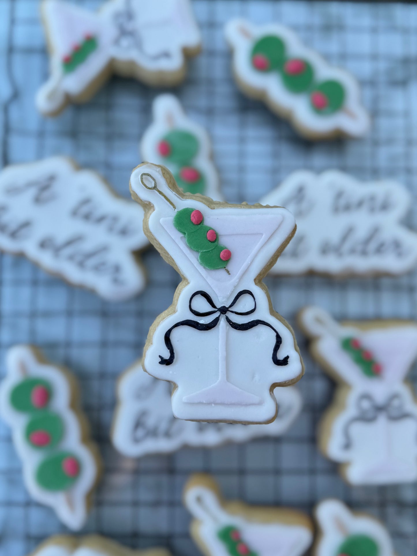 Martini Themed Cookies