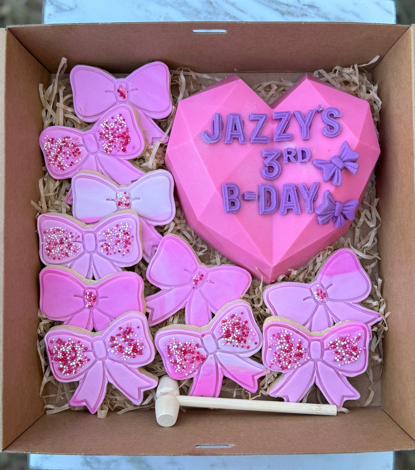 Chocolate Smash Piñata Cookie Box