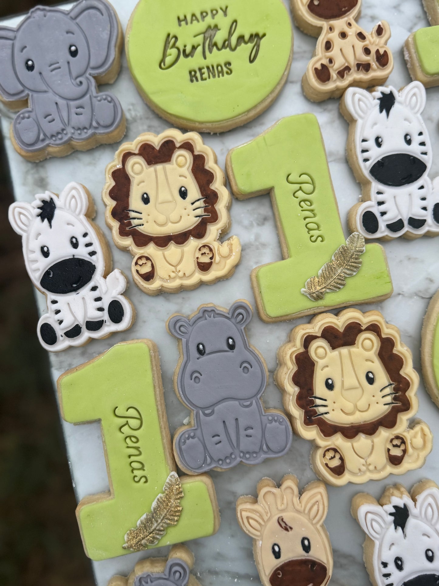 Jungle Animal Cookie