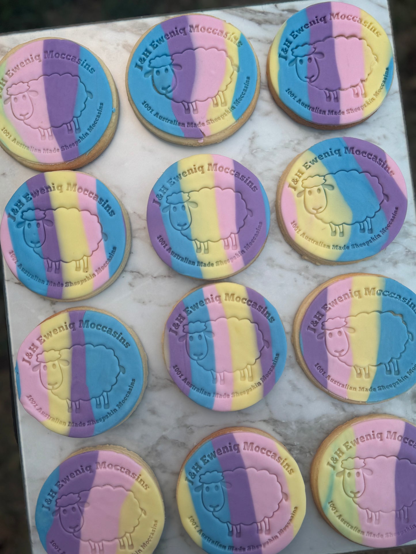 Business Imprinted Logo Cookie