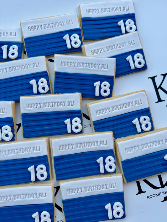 Striped Plaque Cookie