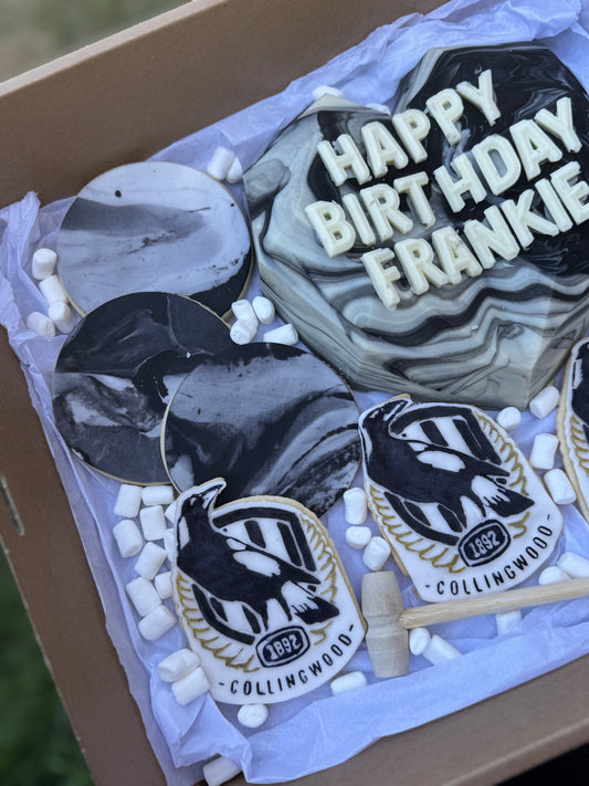 Collingwood Football Cookie