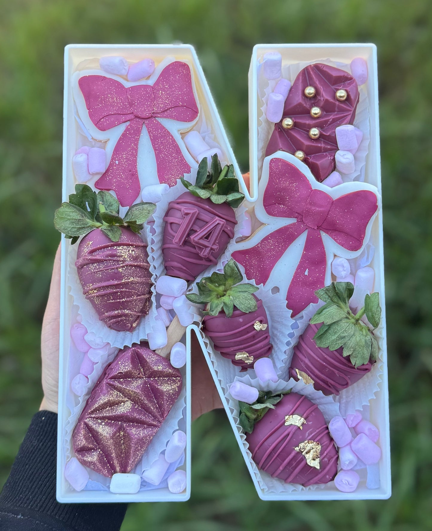 Custom Letter/ Number Dessert Box