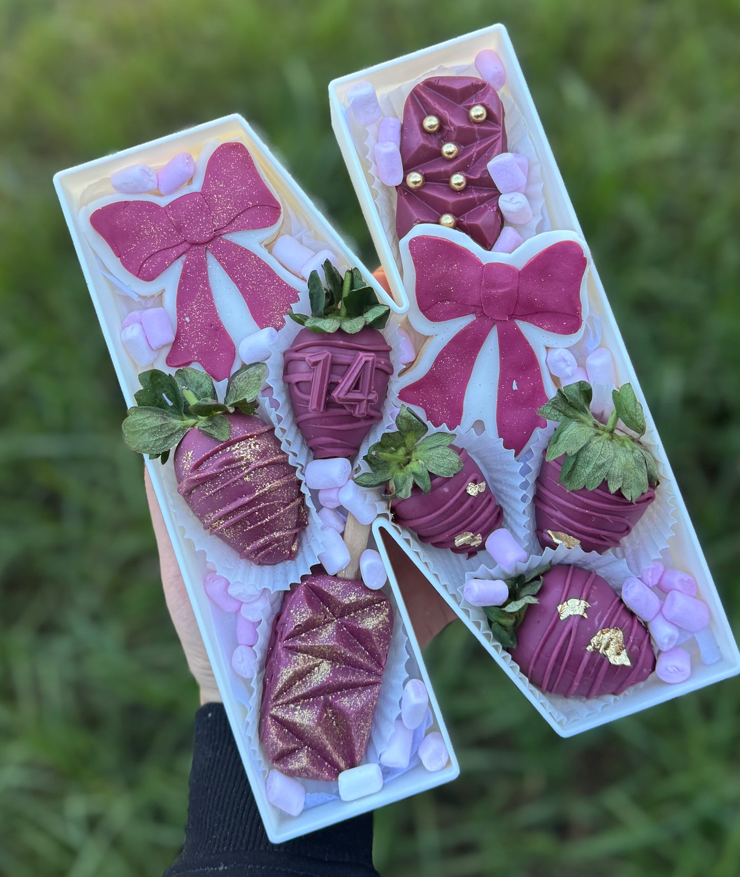 Custom Letter/ Number Dessert Box