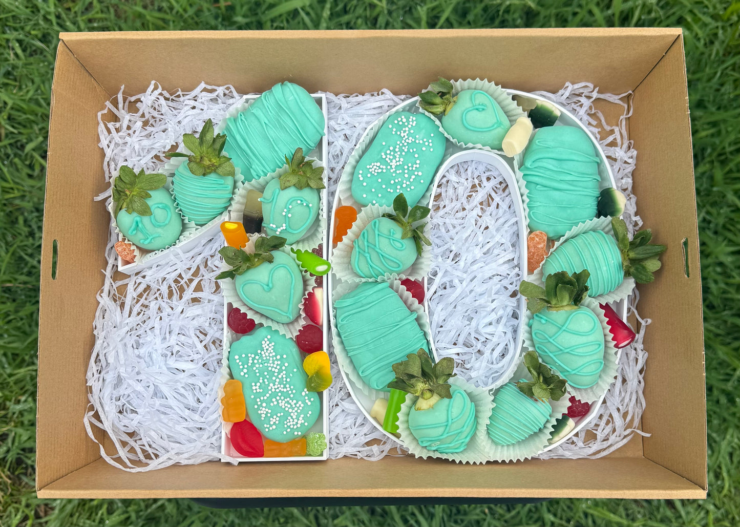 Custom Letter/ Number Dessert Box